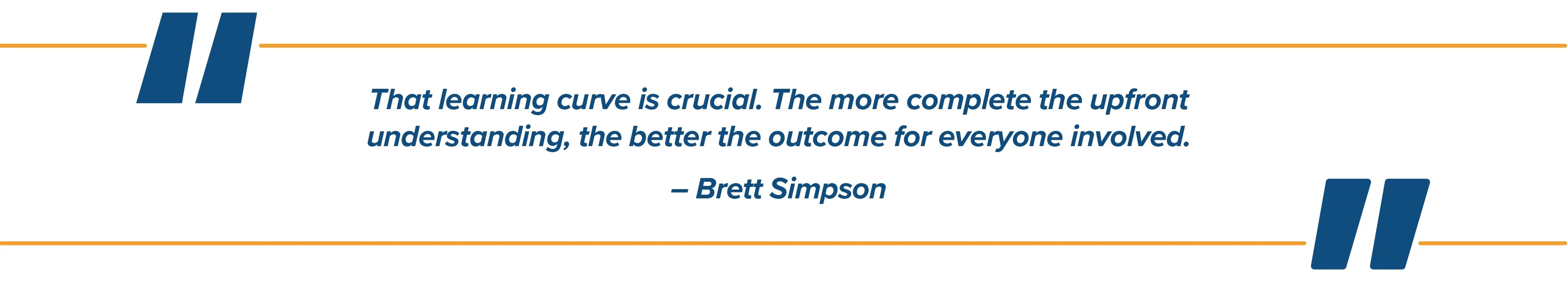 Brett Simpson Strategic Sourcing Quote 1